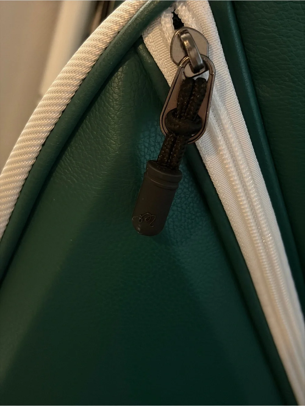 Malbon Green and gold Stand golf bag. TEAM MALBON - Picture 8 of 9